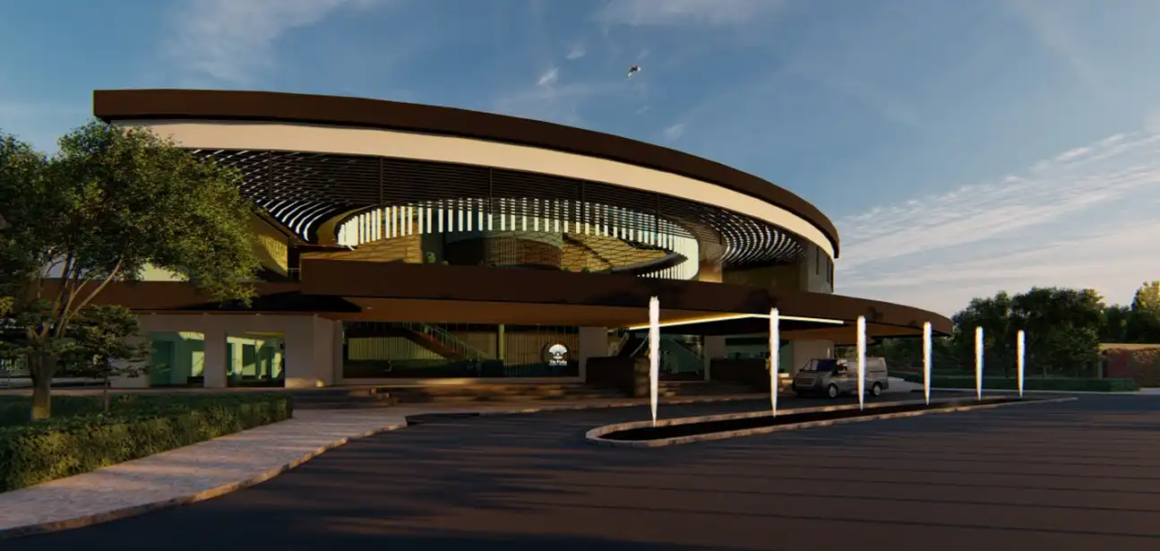 Cover building
